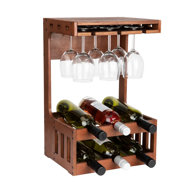 6bottlesolidwoodtabletopwinebottleglassrackinbrown-2.webp